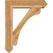 Ekena Millwork Legacy Arts and Crafts Rough Sawn Bracket w/ Offset Brace, Western Red Cedar, 8"W x 34"D x 42"H BKT0806X34X42LEC03RWR - alternate 3